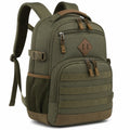 Rucksack 30 x 18 x 45 cm aus Textil Olivgrün mit Mehrfachfächern für Alltag und Outdoor